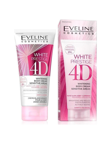 Crema Blanqueadora 4D Eveline 100 ml para Áreas Sensibles
