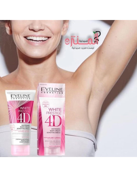 Crema Blanqueadora 4D Eveline 100 ml para Áreas Sensibles