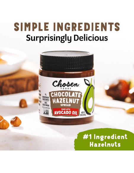 Crema de Chocolate y Avellanas Elegido Alimentos 340 g Vegana