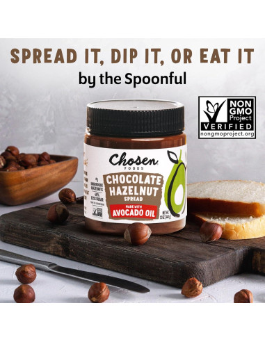 Crema de Chocolate y Avellanas Elegido Alimentos 340 g Vegana