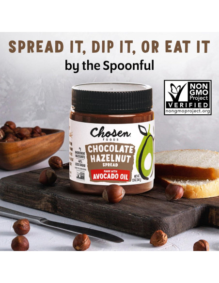 Crema de Chocolate y Avellanas Elegido Alimentos 340 g Vegana