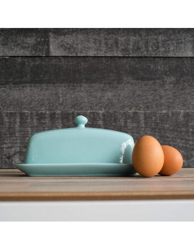 Plato de Mantequilla Rectangular Ahora Diseños Cerámica 20.3x11.4cm