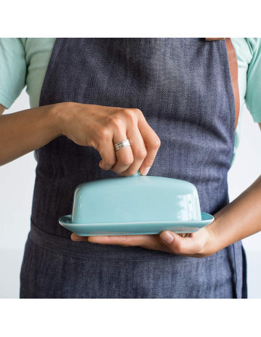 Plato de Mantequilla Rectangular Ahora Diseños Cerámica 20.3x11.4cm