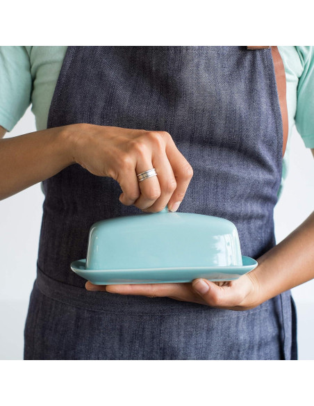 Plato de Mantequilla Rectangular Ahora Diseños Cerámica 20.3x11.4cm