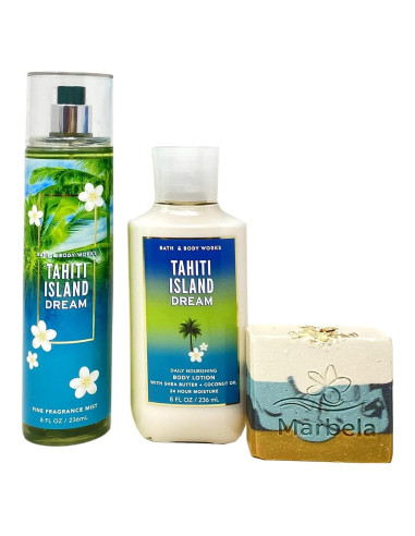 Conjunto de Regalo 2 Piezas Bath & Body Works Tahiti Island Dream