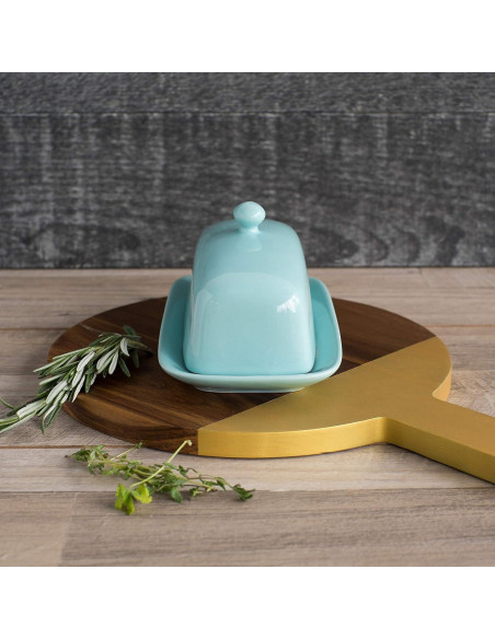 Plato de Mantequilla Rectangular Ahora Diseños Cerámica 20.3x11.4cm