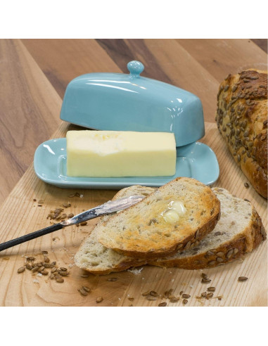 Plato de Mantequilla Rectangular Ahora Diseños Cerámica 20.3x11.4cm