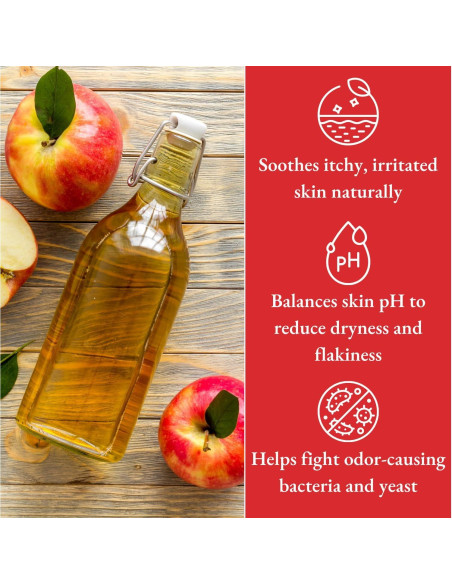 Champú de Vinagre de Sidra de Manzana Showseason 473 ml para Mascotas