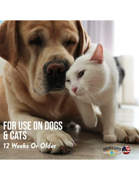 Champú de Vinagre de Sidra de Manzana Showseason 473 ml para Mascotas