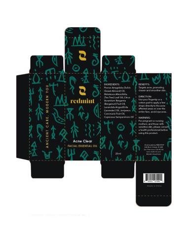 Aceite Esencial Facial Clear Acne Redmint 20ml - Natural y Orgánico