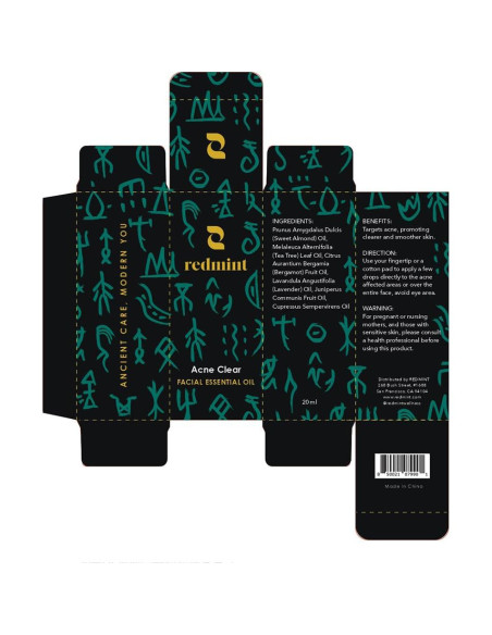 Aceite Esencial Facial Clear Acne Redmint 20ml - Natural y Orgánico