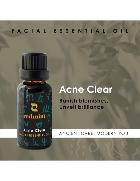 Aceite Esencial Facial Clear Acne Redmint 20ml - Natural y Orgánico