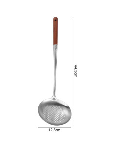 Cuchara Ranurada de Acero Inoxidable GUEDKIKL 43 cm 2