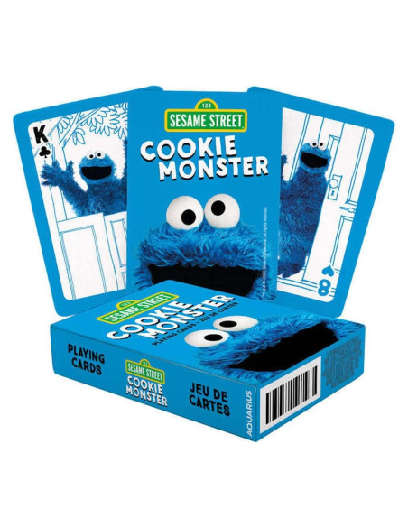 Baraja de Juego Cookie Monster Aquarius - Tamaño Póker