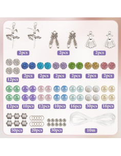Kit de Fabricación de Pulseras SUNNYCLUE 236pcs Danza DIY 2