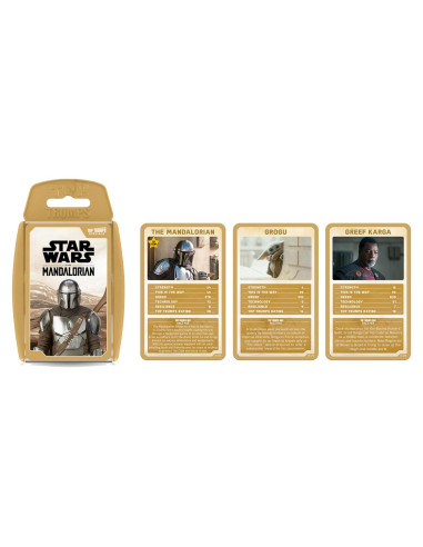 Juego de Cartas Star Wars Mandalorian Top Trumps - 2+ Jugadores