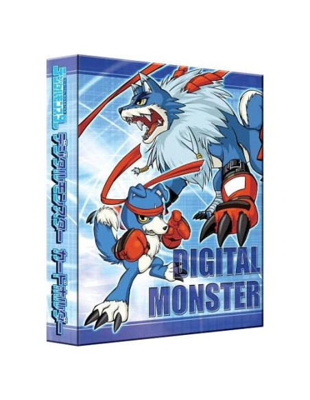Carpeta de 4 Bolsillos BANDAI para Cartas Digimon 50 Páginas