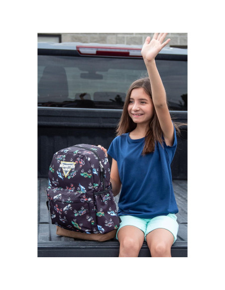 Mochila Monster Jam Intimo Dragón Zombie Grave Digger Megalodon