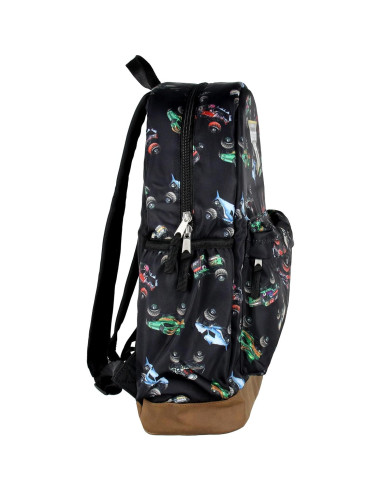 Mochila Monster Jam Intimo Dragón Zombie Grave Digger Megalodon