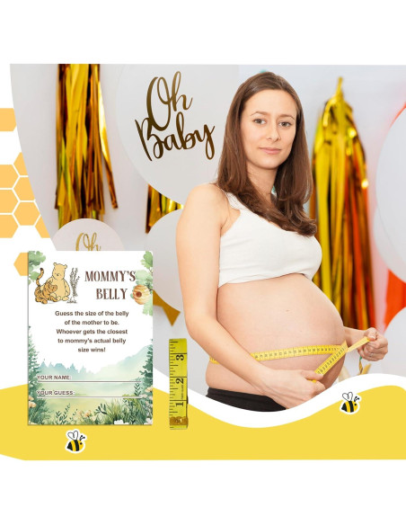 Set de Juegos de Baby Shower Winnie 143 Pcs ALodr Decoración