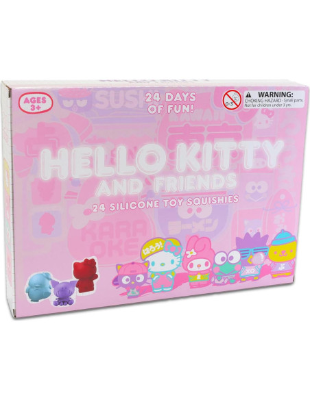 Calendario de Adviento Hello Kitty 2025 con Mini Figuras - 24 Días