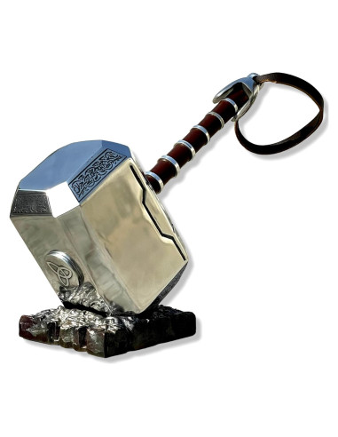 Martillo Mjolnir Thor Coleccionable 1:1 SKYNOTCH con Base