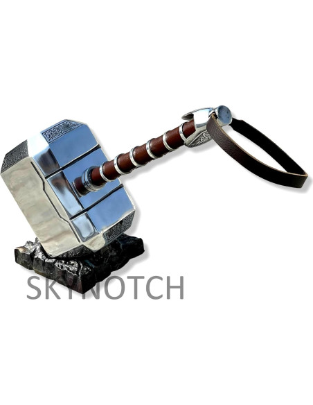 Martillo Mjolnir Thor Coleccionable 1:1 SKYNOTCH con Base