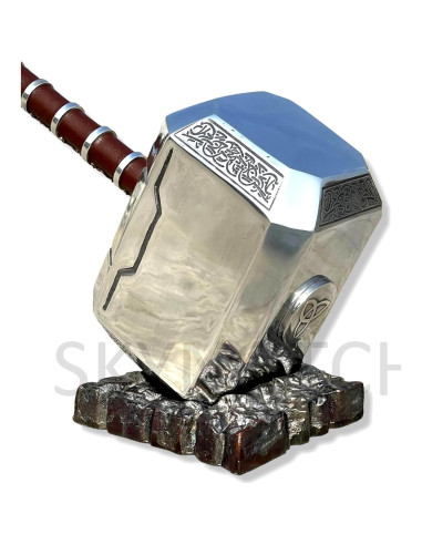 Martillo Mjolnir Thor Coleccionable 1:1 SKYNOTCH con Base