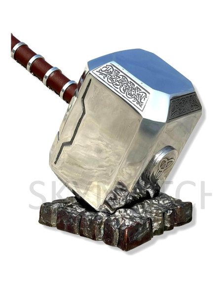 Martillo Mjolnir Thor Coleccionable 1:1 SKYNOTCH con Base