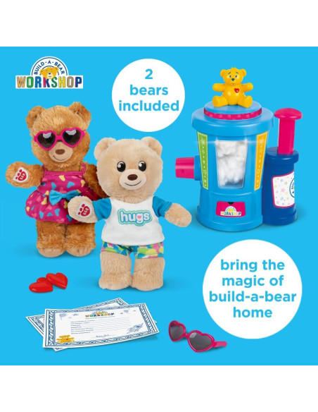 Estación de Relleno Casdon Build-A-Bear con Luces y Accesorios