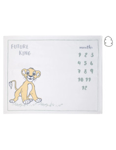 Manta de bebé Disney El Rey León Simba 127x101 cm suave