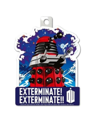 Pegatina de Vinilo Doctor Who Dalek 10.16 cm Multicolor