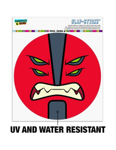 Calcomanía Vinilo Ben 10 Cuatro Brazos 14cm Reflectante 2