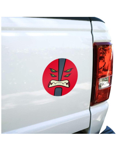 Calcomanía Vinilo Ben 10 Cuatro Brazos 14cm Reflectante