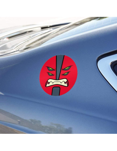 Calcomanía Vinilo Ben 10 Cuatro Brazos 14cm Reflectante