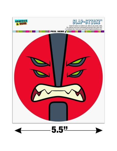 Calcomanía Vinilo Ben 10 Cuatro Brazos 14cm Reflectante