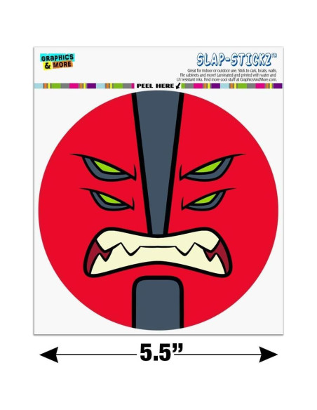 Calcomanía Vinilo Ben 10 Cuatro Brazos 14cm Reflectante