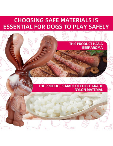 Juguete Indestructible para Perros NTFWG Conejo 17.95cm