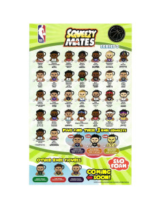 SqueezyMates NBA Serie 3 - Paquete de 4 Figuras Coleccionables 2