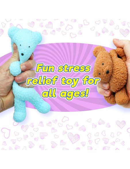 JA-RU Jumbo Squishy Oso Azul Antiestrés 15x22cm