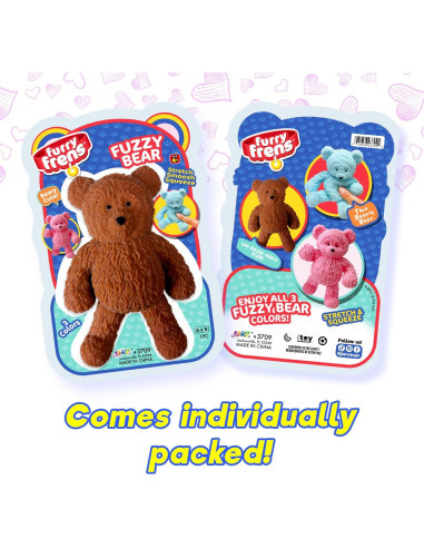 JA-RU Jumbo Squishy Oso Azul Antiestrés 15x22cm