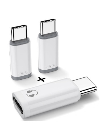 Adaptador de Audio USB-C a Lightning Vcddom 3 Pack - Carga Rápida y Sincronización