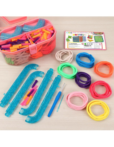 Kit de Telar de Tejer IQKidz para Manualidades - 224 Bucles