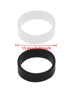 Correas de Silicona para Cables ONLYKXY 200 Piezas 15mm 2