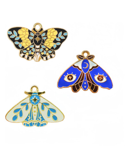 Guardapuntos Magnético Mariposa Meihangxinghuodianshang - 3 Piezas