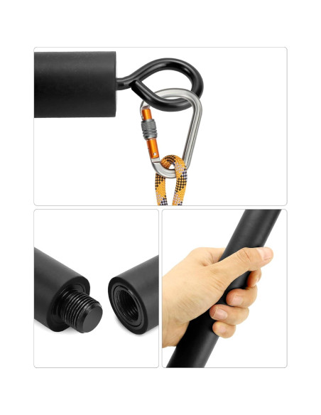 Barra de Resistencia QWORK 108cm Desmontable para Ejercicio