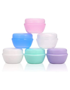 Contenedores de Aseo de Viaje VEAIDE 30 ml 6 Piezas a Prueba de Fugas