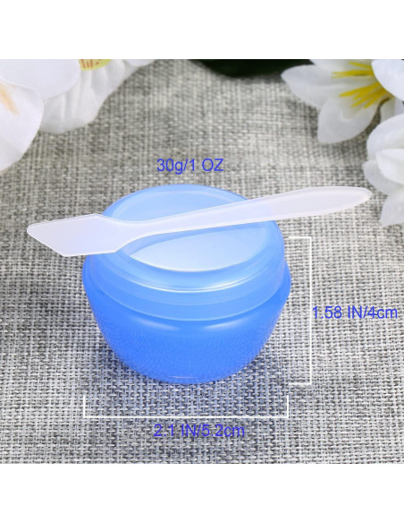 Contenedores de Aseo de Viaje VEAIDE 30 ml 6 Piezas a Prueba de Fugas