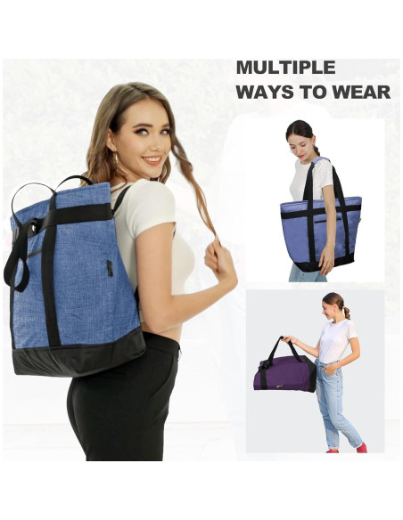 Bolsa Térmica BeeGreen Grande Aislada Impermeable Azul Marino