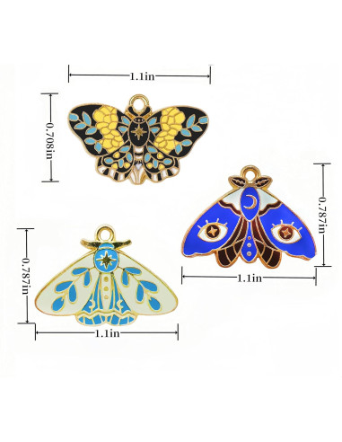 Guardapuntos Magnético Mariposa Meihangxinghuodianshang - 3 Piezas